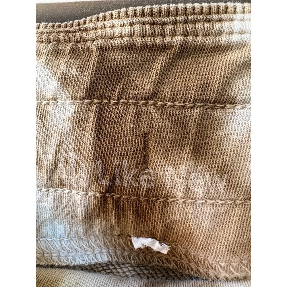 Lululemon Warm Down Joggers Earth Dye Athleisure Sweatpants Brown White Sz 4‎